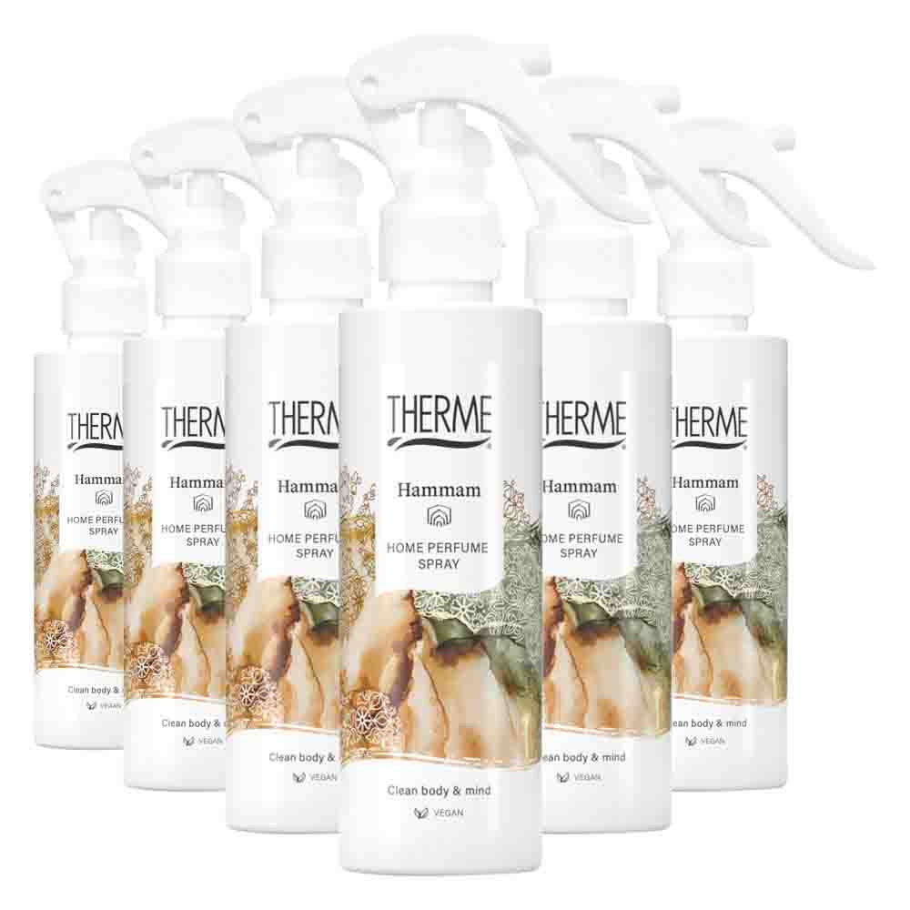 6x Therme Hammam Home Perfume Spray 150 ml
