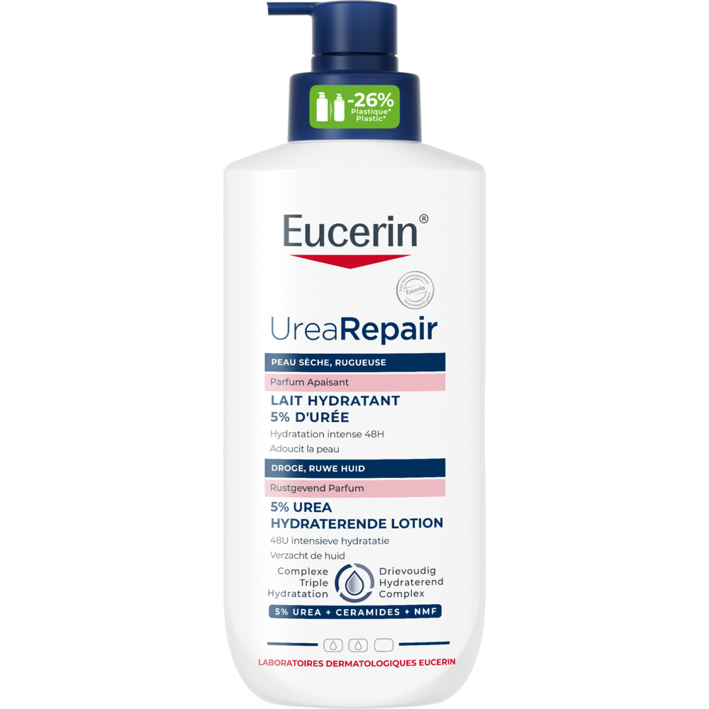 2e halve prijs: Eucerin UreaRepair 5% Hydraterende Lotion 400 ml
