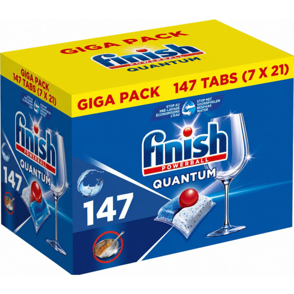 Finish Vaatwastabletten Quantum 147 stuks