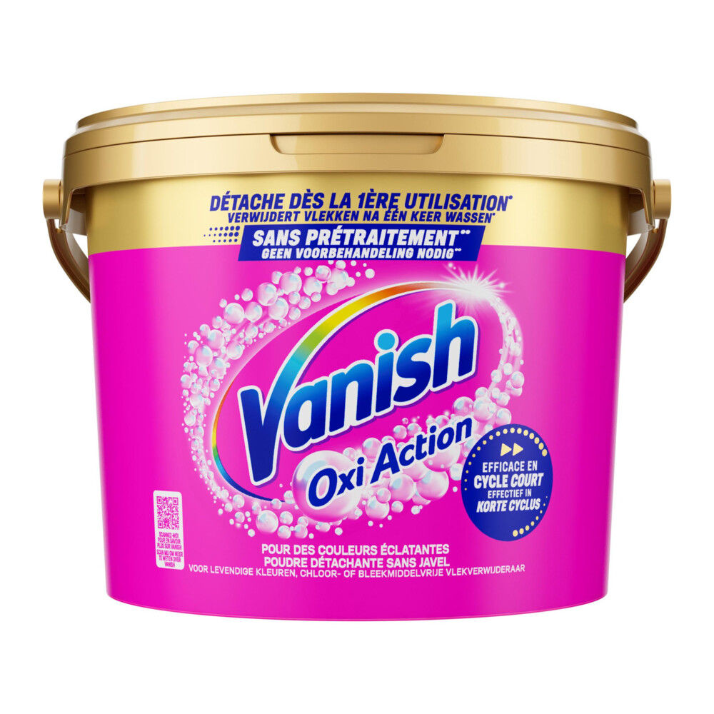 Vanish Oxi Action Poeder Colour Vlekverwijderaar 2700 gr