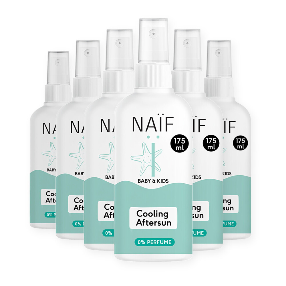 Naïf 6x Naif Baby & Kids Sun Aftersun Spray 175 ml - 6 stuks