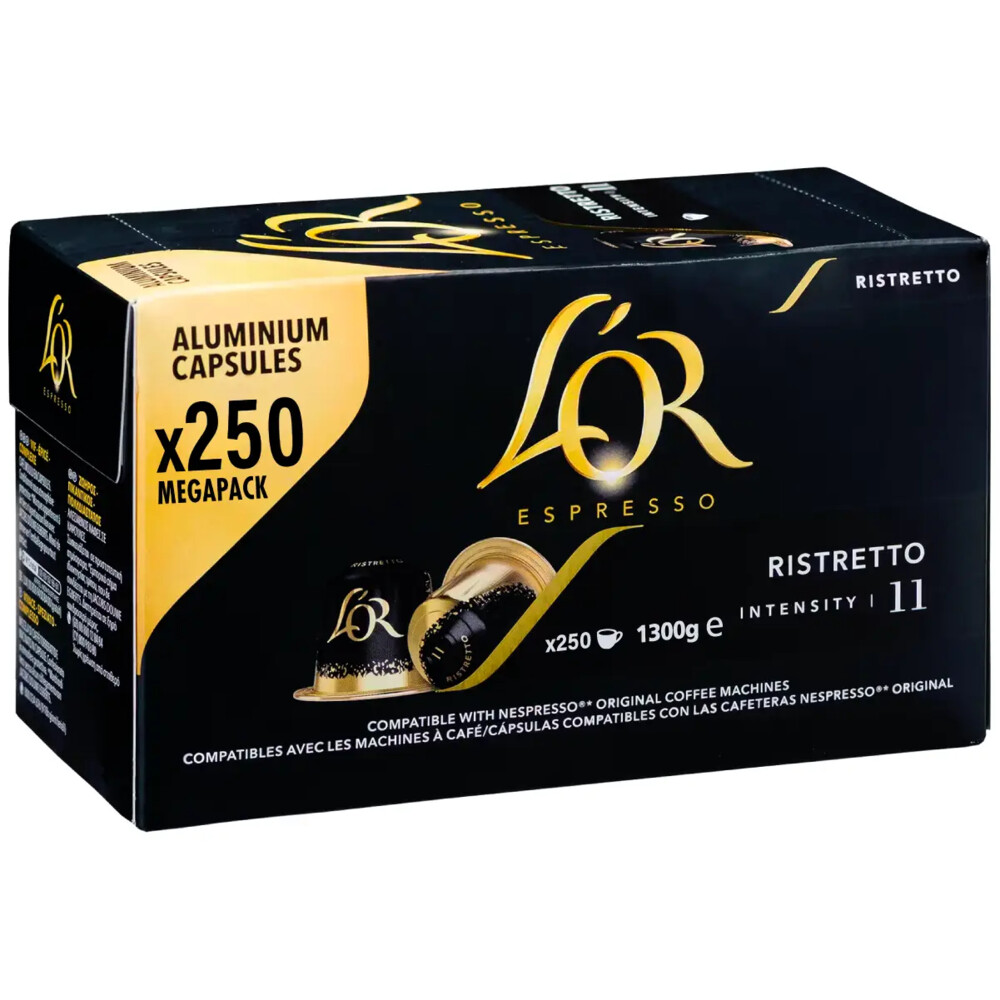 5x L'OR Espresso Koffiecups Ristretto 35+15 stuks