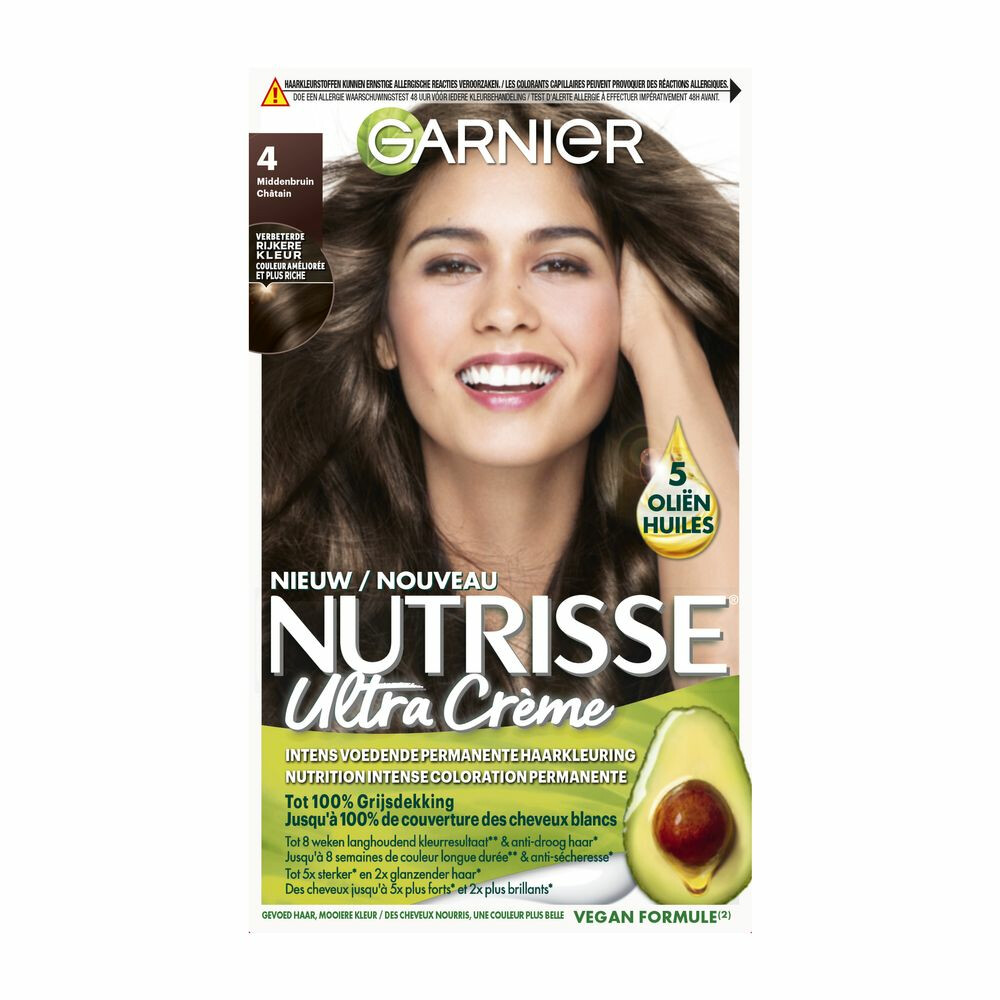 Garnier Nutrisse Permanente Kleuring 040 Cacao Stuk