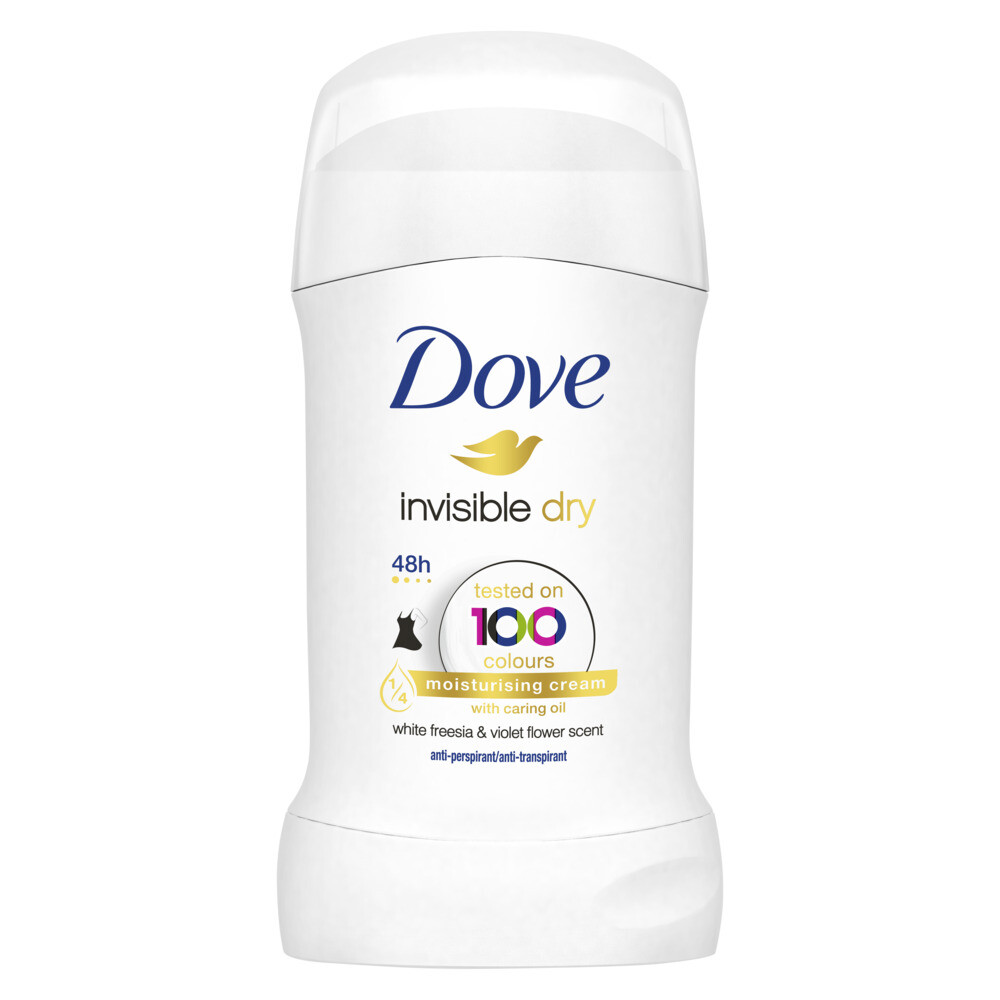 Dove Deodorant Stick Invisible Dry 6 x 40 ml
