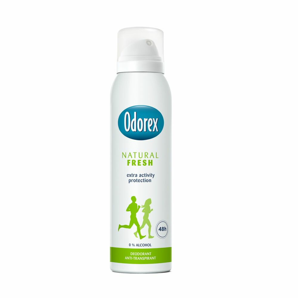 Odorex Natural Fresh Deodorant Spray Voordeelverpakking 6x150ml