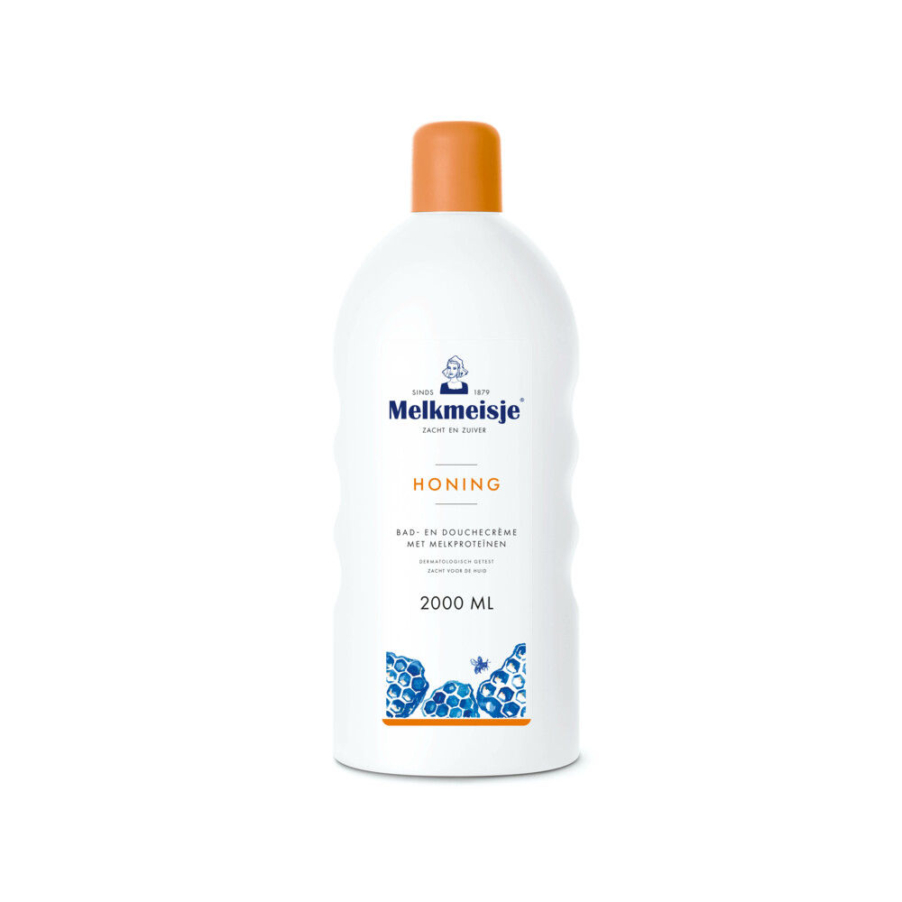 Melkmeisje Bad and Douchecreme Honing 2000ml