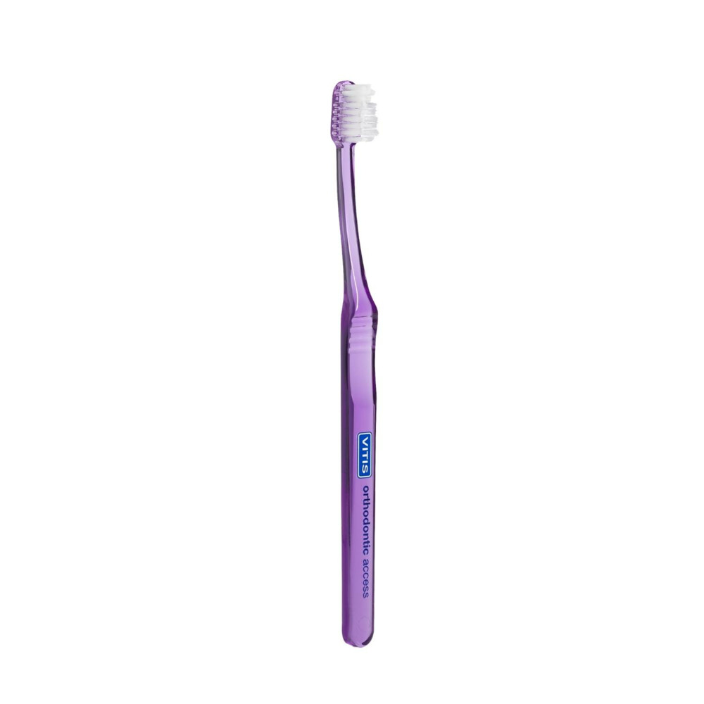 uitlaat Zenuwinzinking Bemiddelen Vitis Orthodontic Access Tandenborstel met 15 ml verpakking tandpasta |  Plein.nl