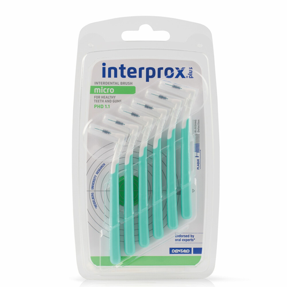 12x Interprox Ragers Plus Micro Groen 2.4 mm 6 stuks