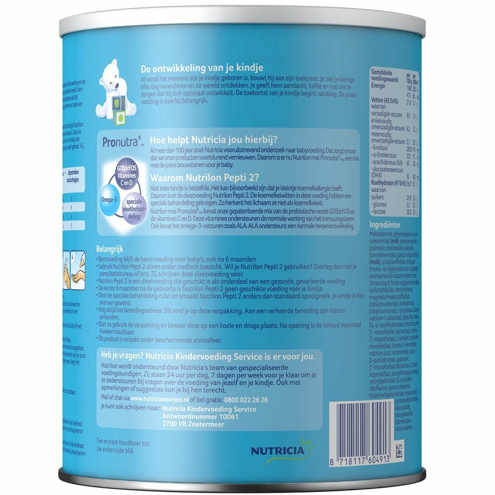 Nutrilon Pepti 2 800 gr | Plein.nl