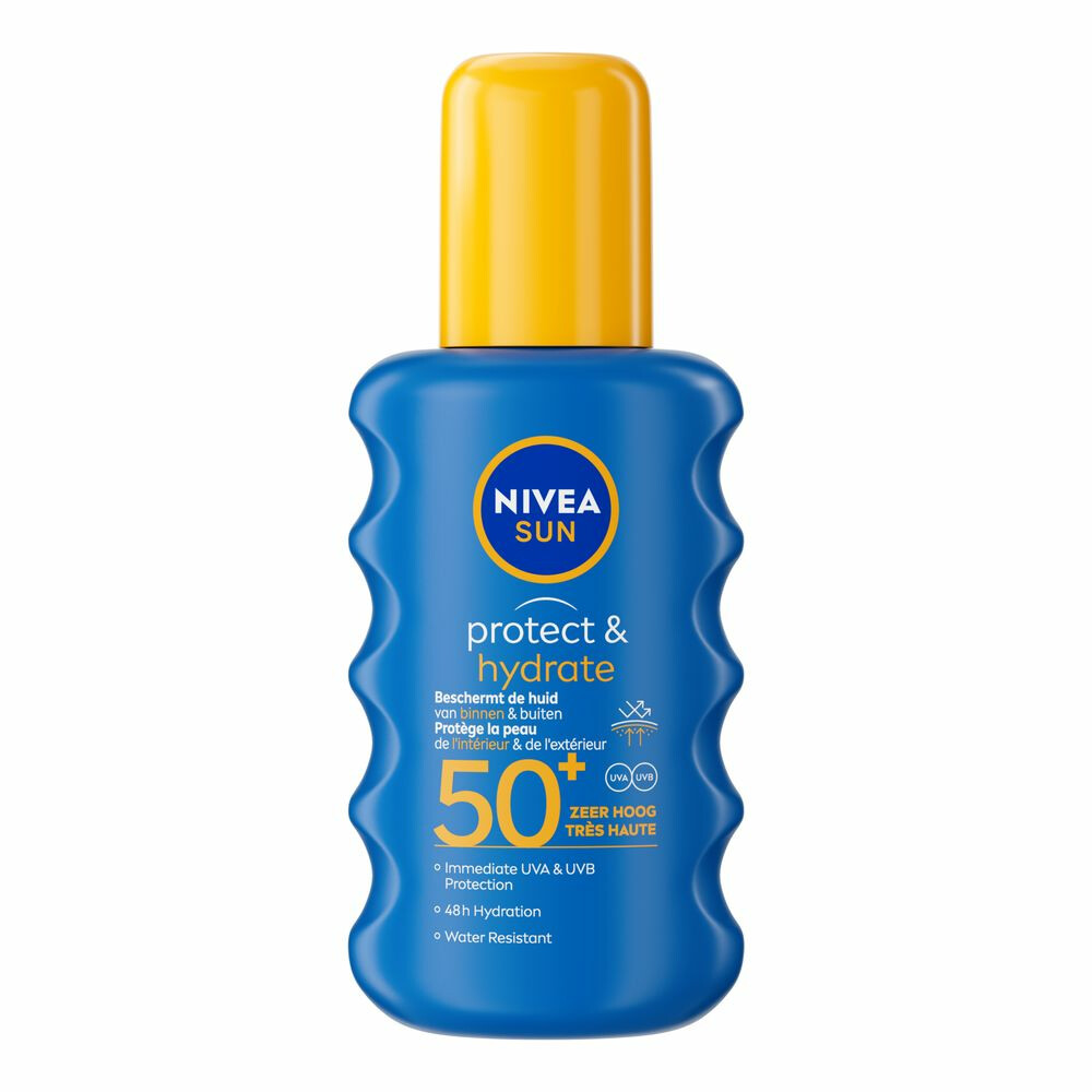 3x Nivea Sun Protect&Hydrate Zonnespray SPF 50+ 200 ml