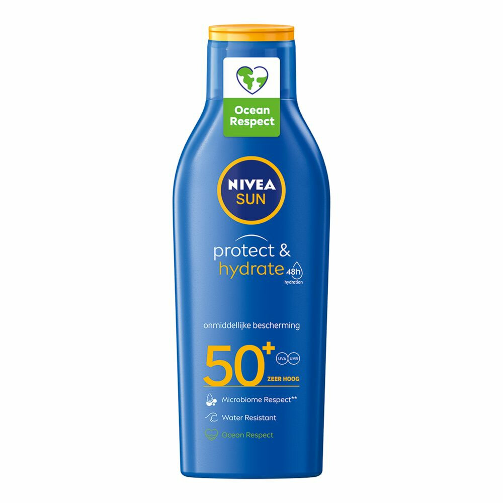 2x Nivea Sun Protect&Hydrate Zonnemelk SPF 50+ 200 ml