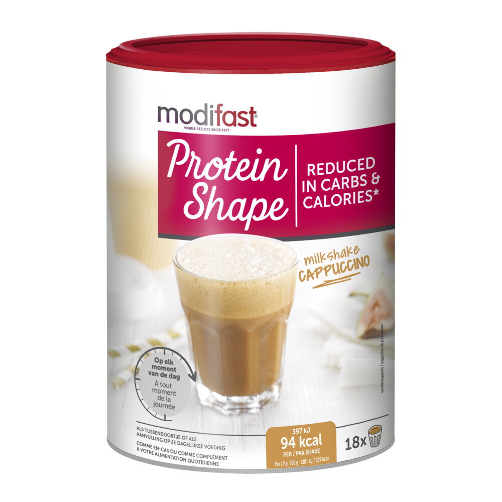3x Modifast Protein Shape Milkshake Cappuccino 540 gr