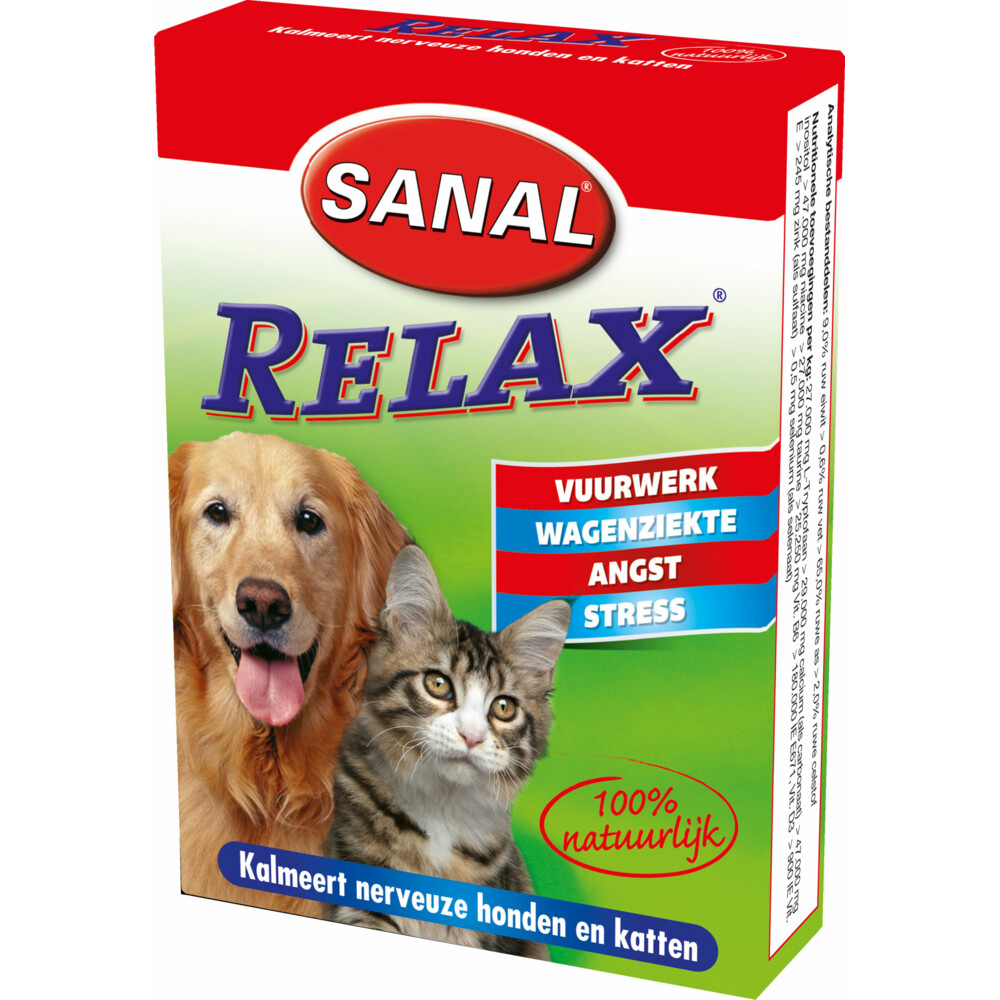 Sanal Relax Kalmeringstablet Hond&Kat