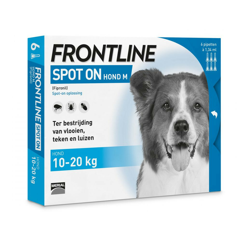 Frontline 6 pipet hond spot on medium