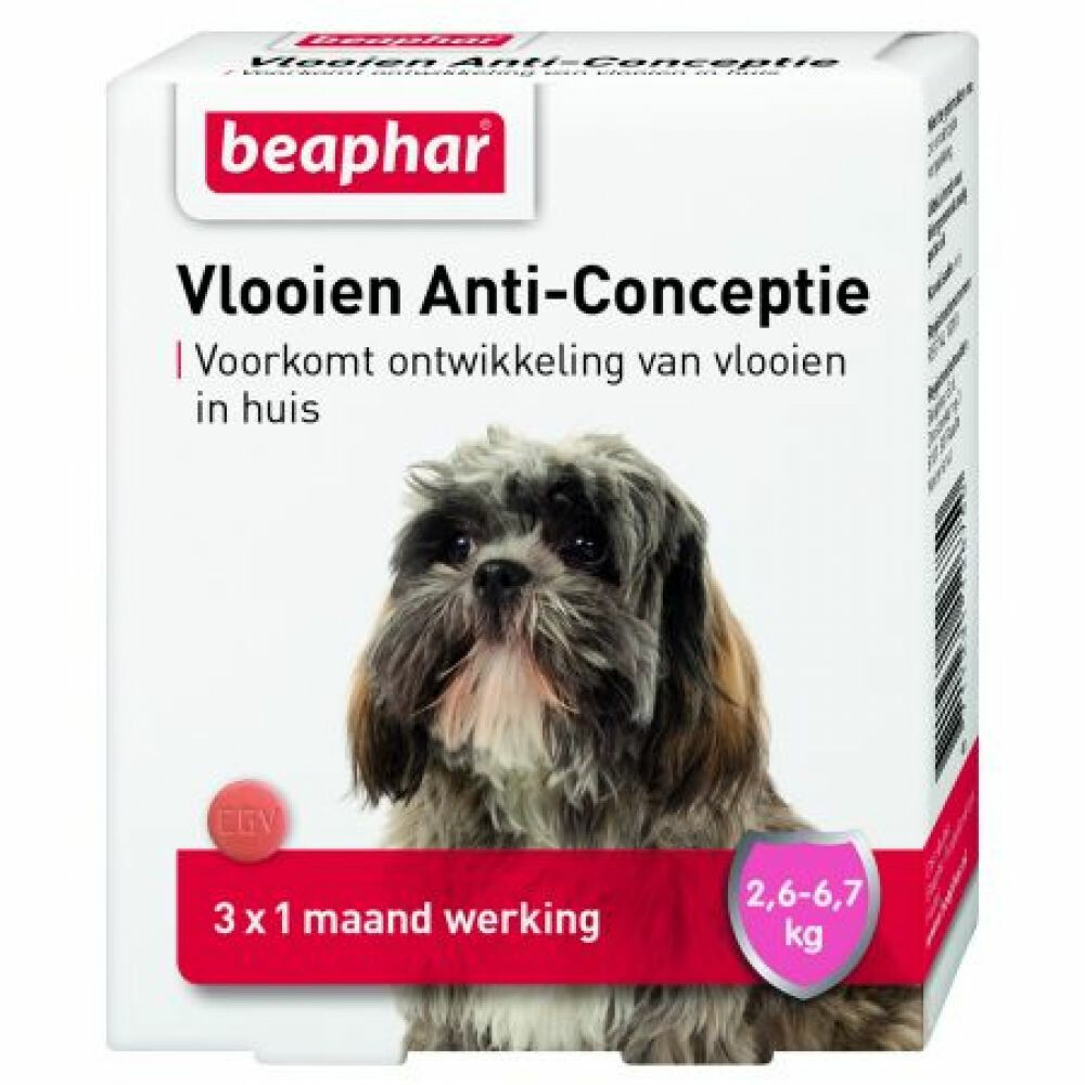 Extremisten kwaadaardig gegevens Beaphar Vlooien Anticonceptie Kleine Hond 2,6 - 6,7 kg 3 tabletten |  Plein.nl