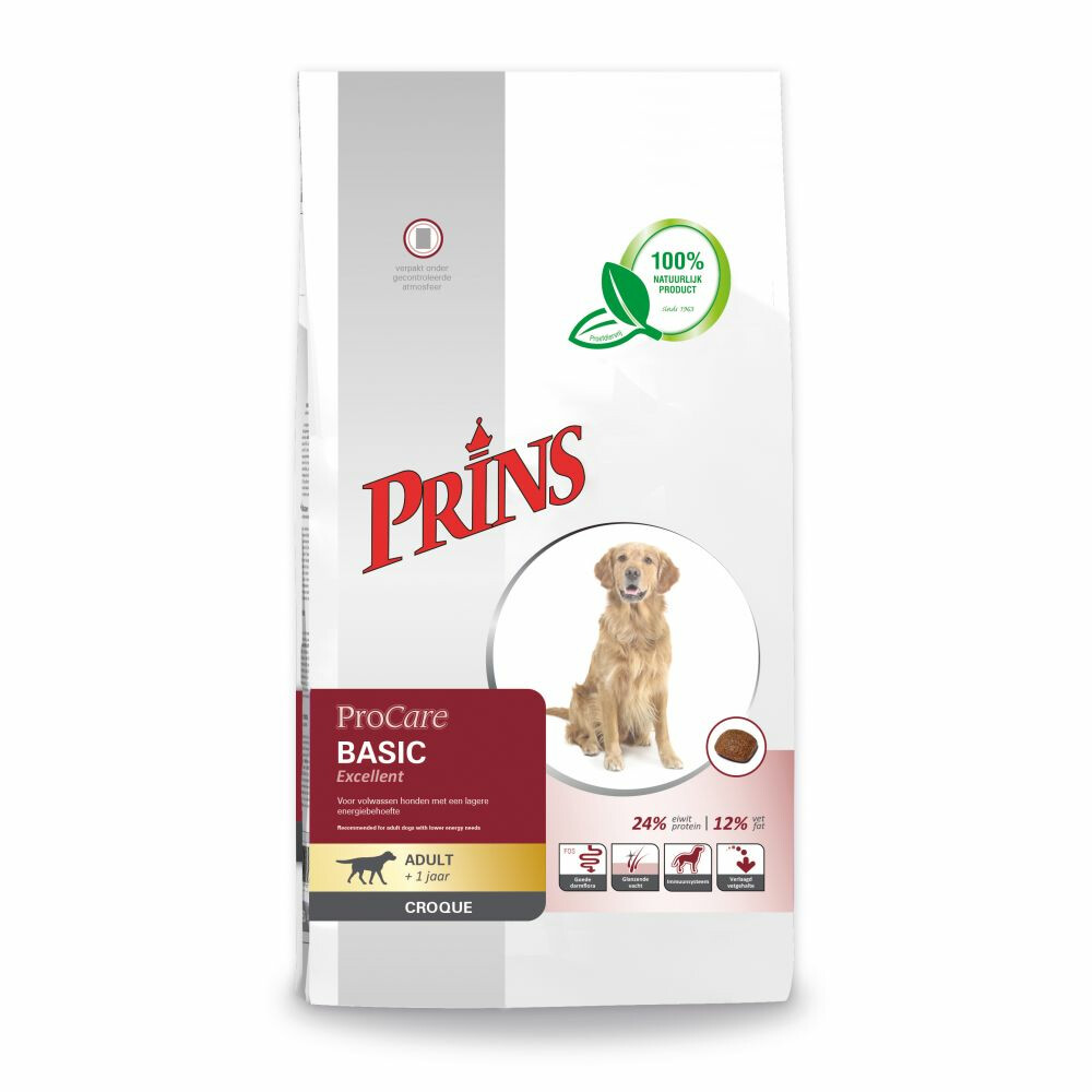 Dij volwassene Zegenen Prins ProCare Croque Basic Excellent Hondenvoer 10 kg | Plein.nl