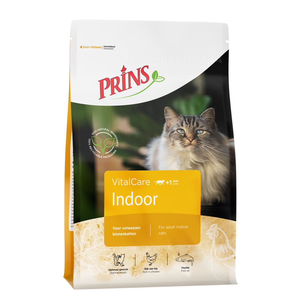 verkeer bioscoop Krijger Prins VitalCare Indoor Kattenvoer 1,5 kg | Plein.nl