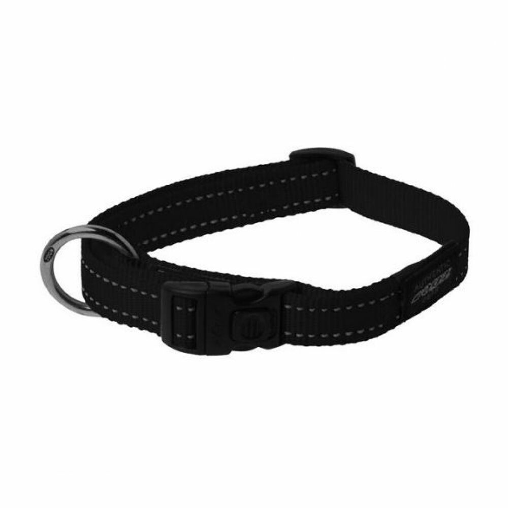 Rogz Utility hondenhalsband, reflecterend, 1,9 cm, Utility., Large, blauw