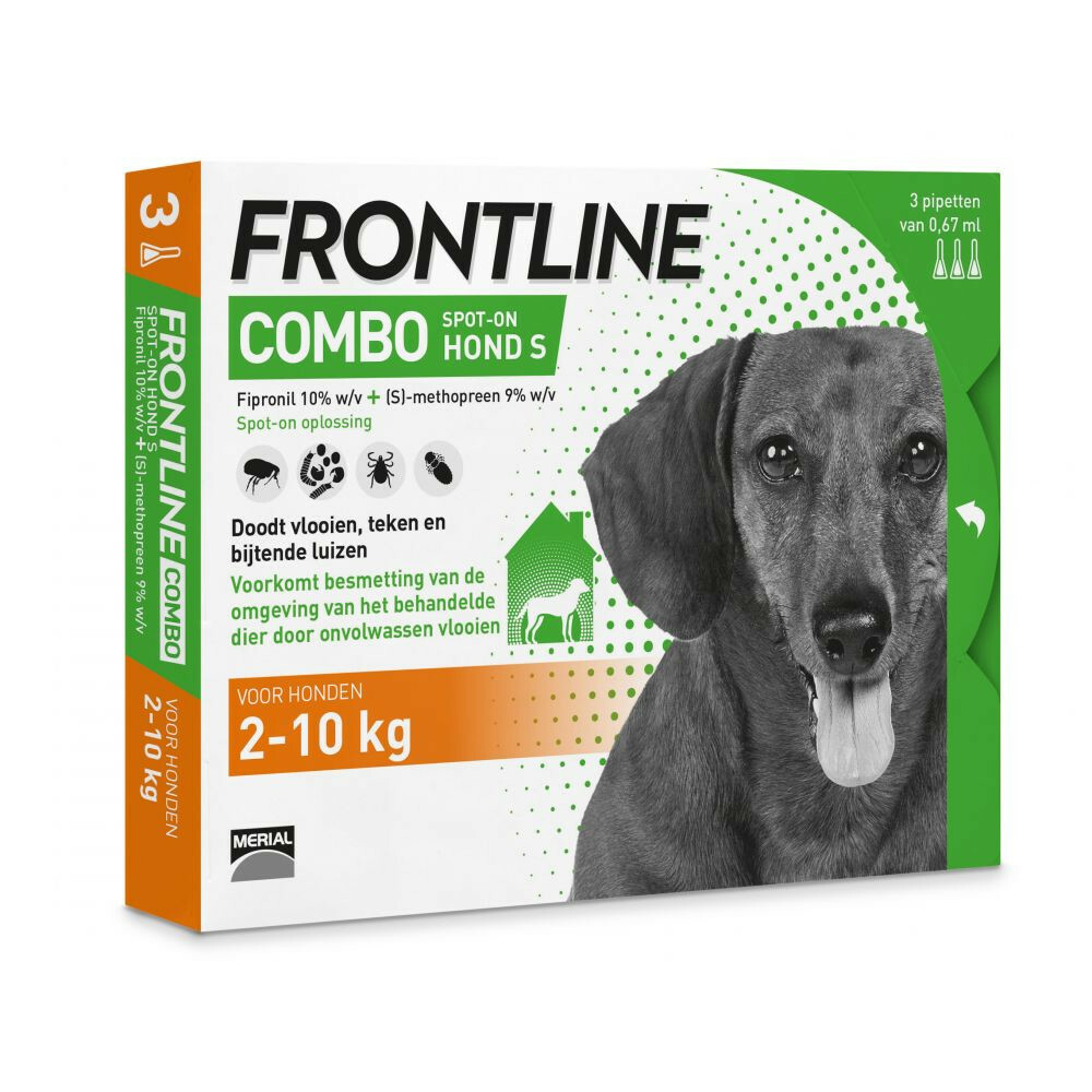 Frontline small hond combo spot on 3 pack