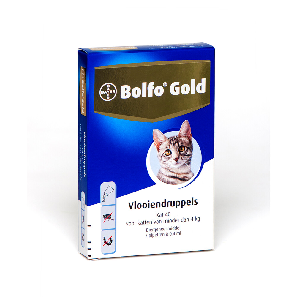 Bolfo Druppels Voor Katten 40 2x0.4m