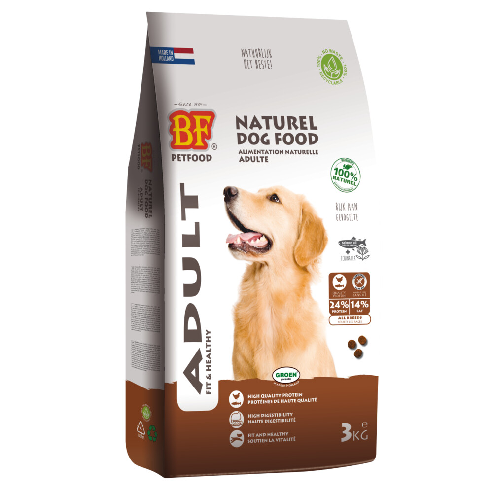 4x Biofood Krokant Hondenvoer 3 kg