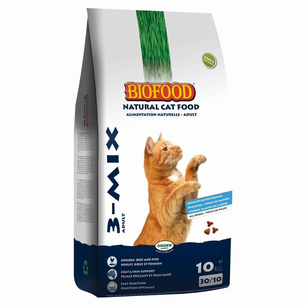 niet voldoende kleinhandel bevestigen BF Petfood Kattenvoer 3 Mix 10 kg | Plein.nl