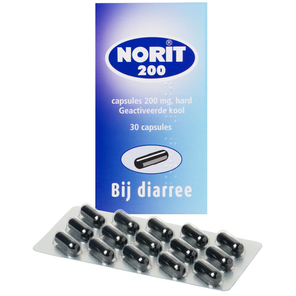 op vakantie Ambitieus gewoontjes Norit Capsules 200 mg 30 capsules | Plein.nl