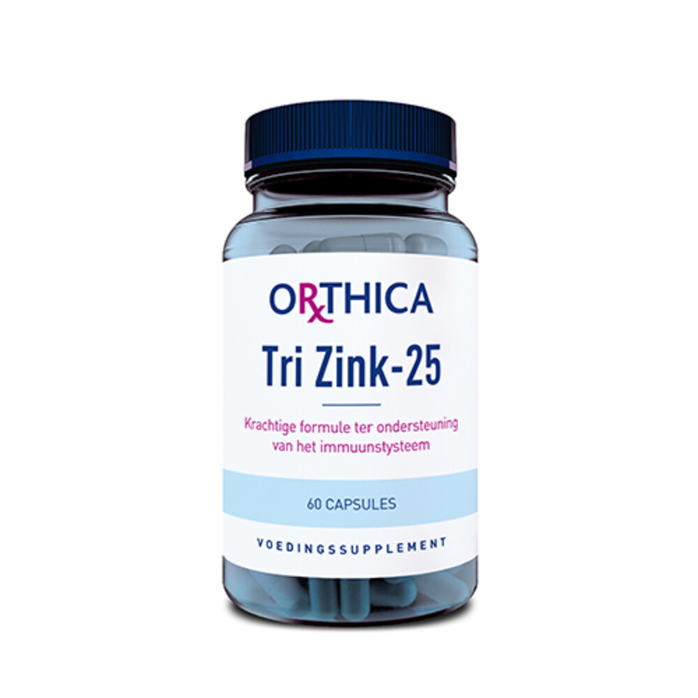 Orthica Tri-zink 25 60caps
