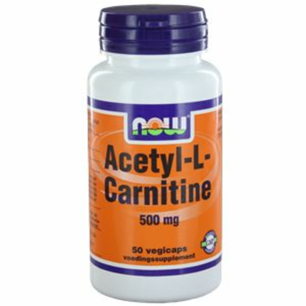 NOW Acetyl L carnitine 500mg 50caps