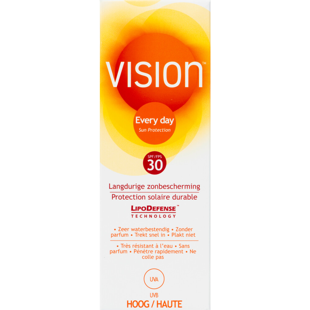 2x Vision Zonnebrand Every Day Sun SPF 30 100 ml