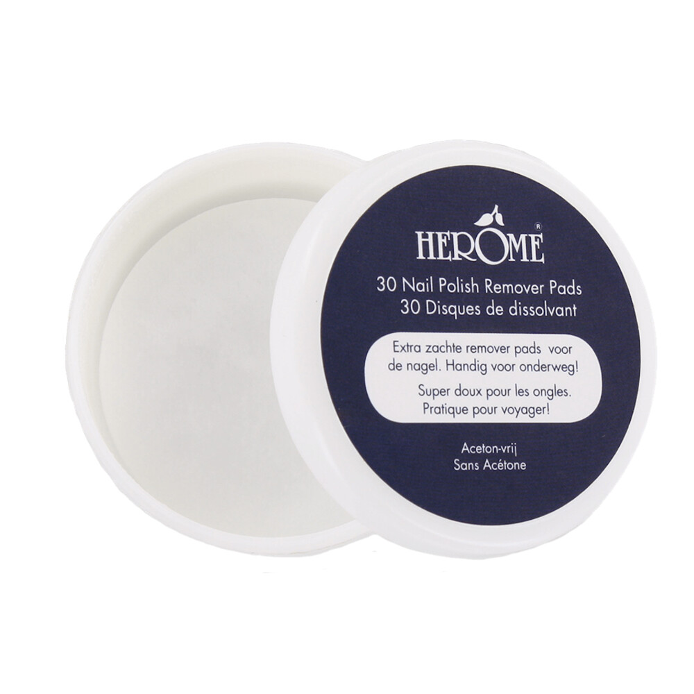 Herome Nagellak Remover Pads Caring zonder Aceton 30 stuks Plein.nl