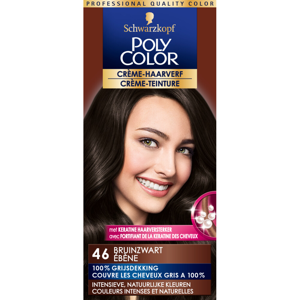 Schwarzkopf Poly Color Haarverf 46 Bruinzwart Voordeelverpakking