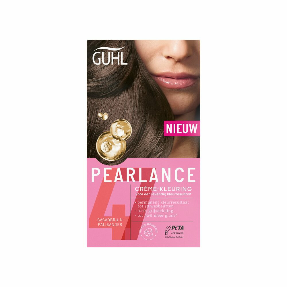 Guhl Pearlance Intensieve Crème-Haarkleuring 47 Cacaobruin Palisander Plein.nl