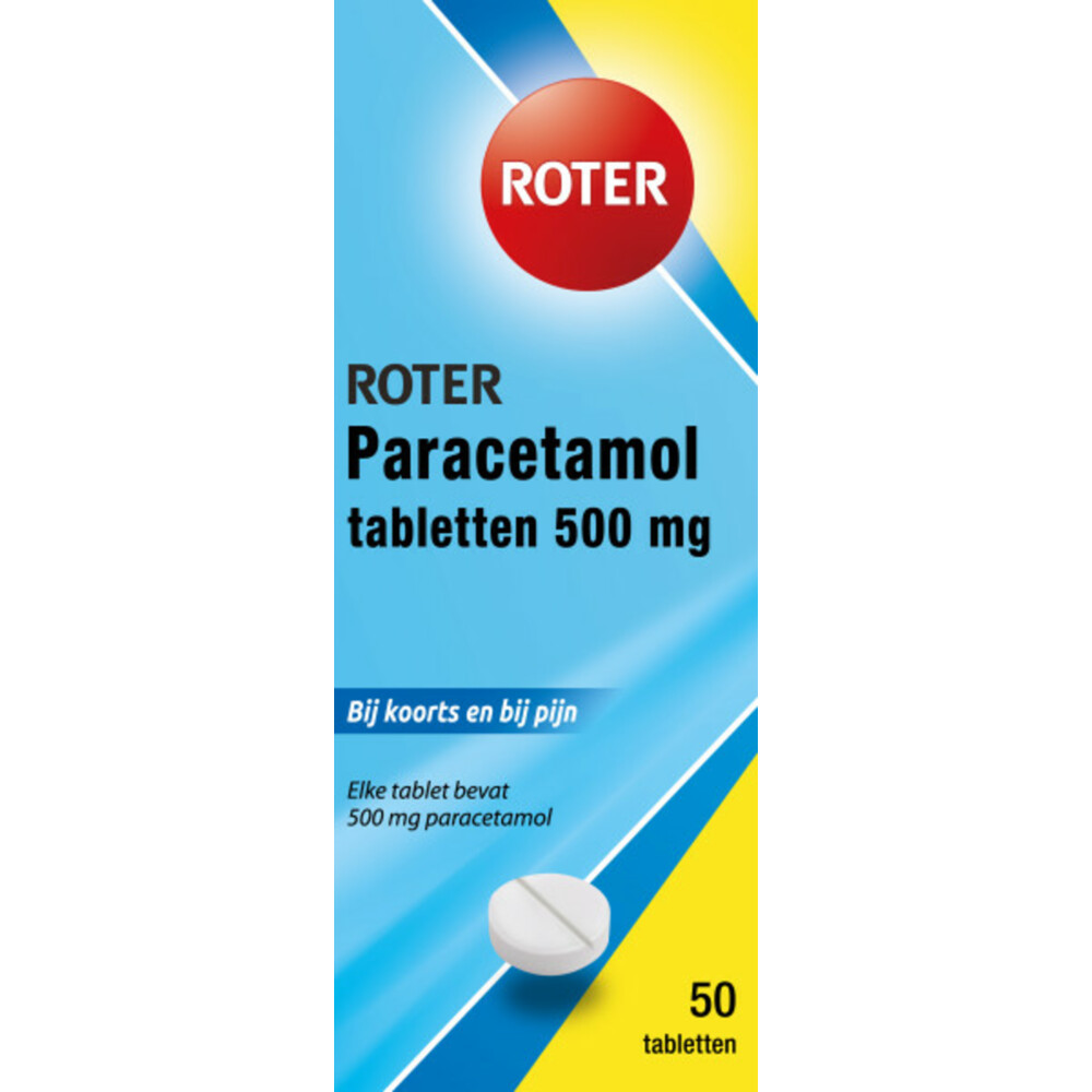 Roter Paracetamol Tabletten 500mg 50tab