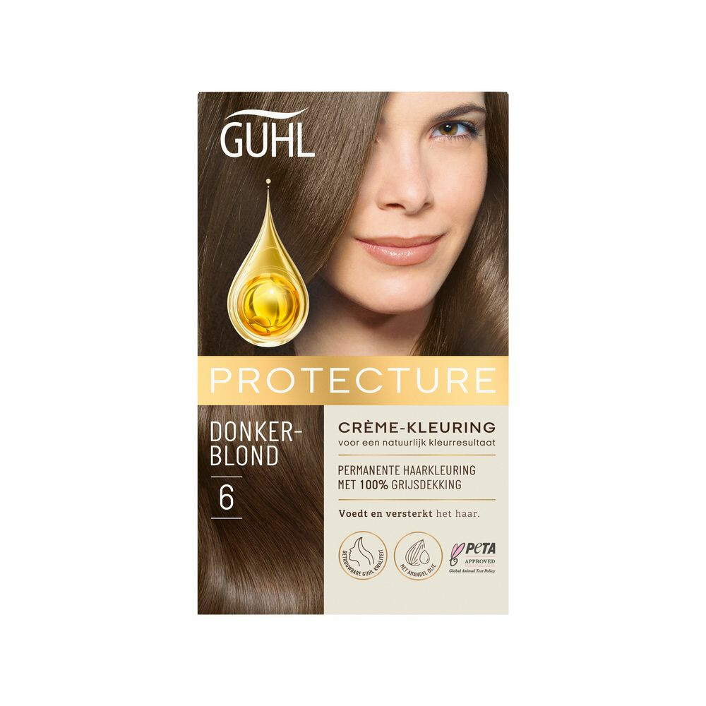 Guhl Haarverf Beschermende Creme-kleuring 6 Donkerblond Voordeelverpakking
