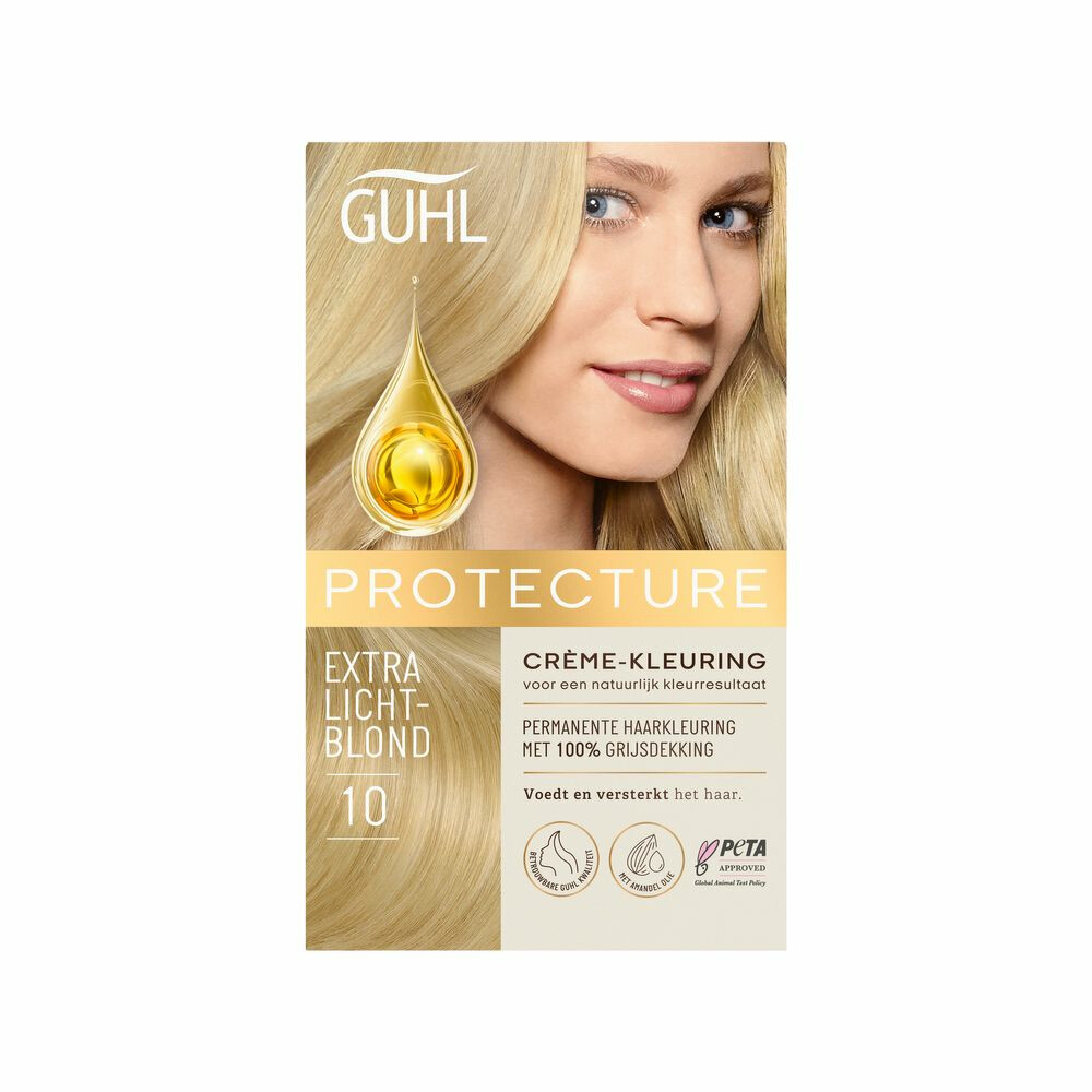 Guhl Haarverf Beschermende Creme-kleuring 10 Extra Licht Blond Voordeelverpakking