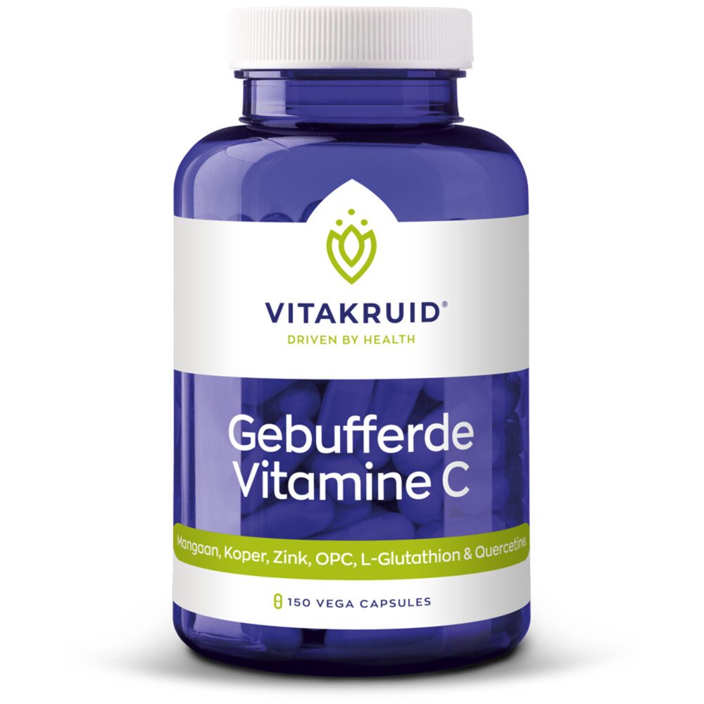 Vitakruid Gebufferde Vitamine C 150 vegacapsules