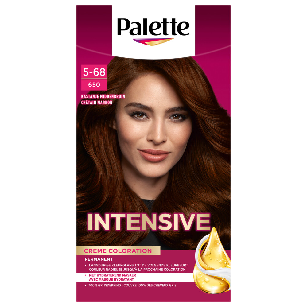 Poly Palette Intensieve Cremekleuring 650 Kastanje Middelbruin Stuk