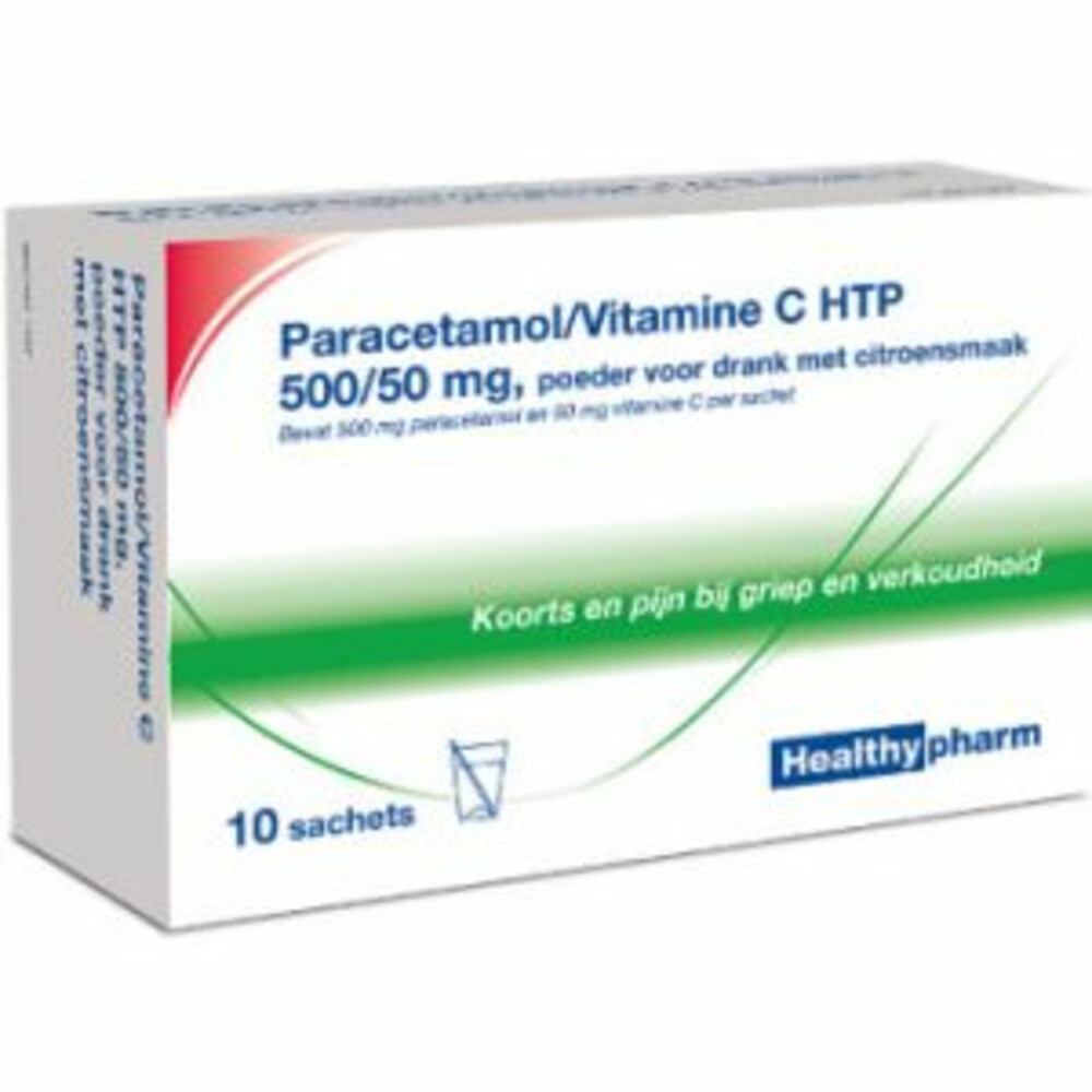 Healthypharm Paracetamol-Vitamine C Drn 10 Stuks