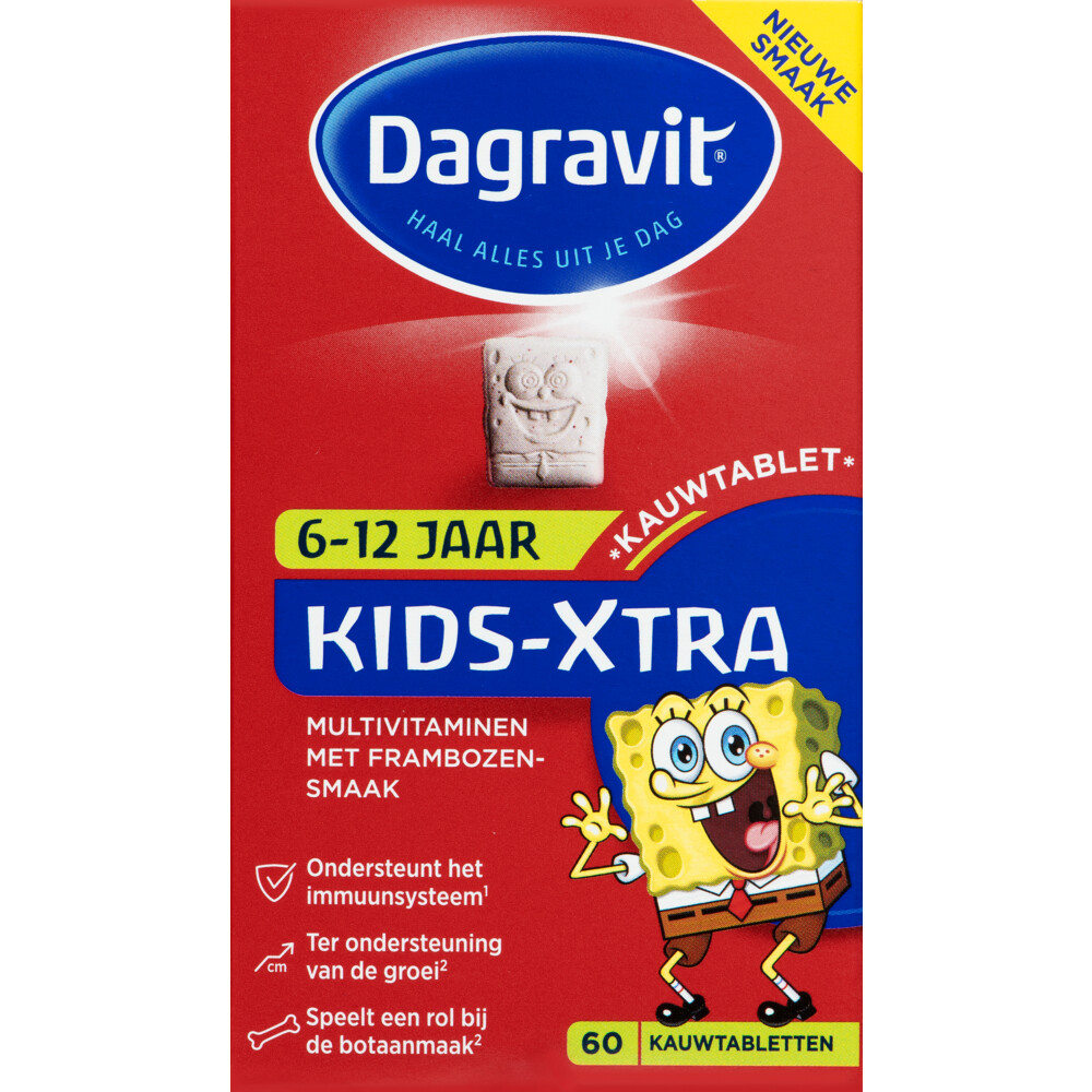 Dagravit Kids-xtra 6-12 Kauwtabletten 60stuks