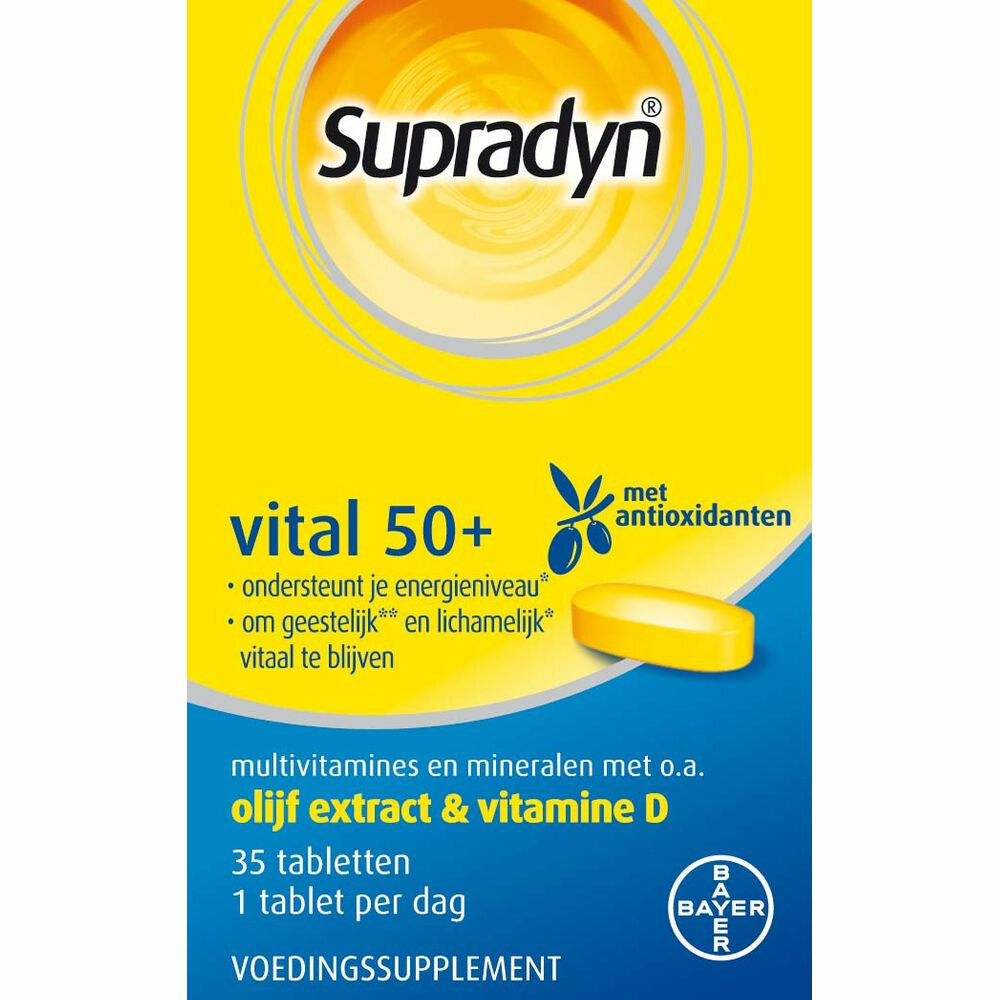 4x Supradyn Vital 50+ 35 tabletten