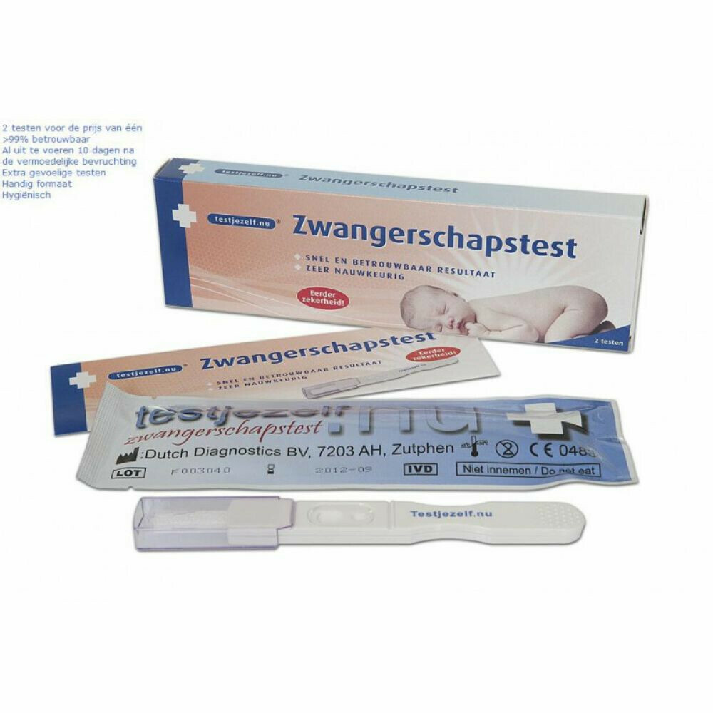 Testjezelf.nu Zwangerschapstest (midstream) 2 stuks, foto 2