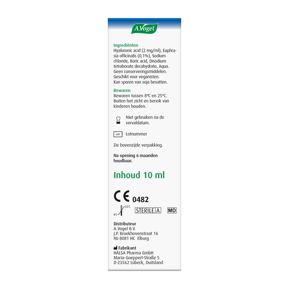 A.Vogel Oogdruppels Zeer Droge Ogen Extra Intensief 10 ml, foto 5