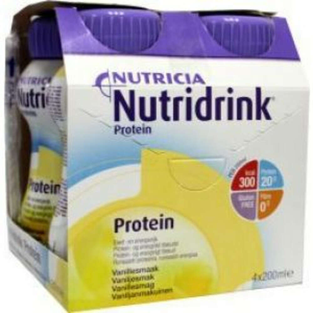 3x Nutricia Nutridrink Protein Vanille 4 x 200 ml