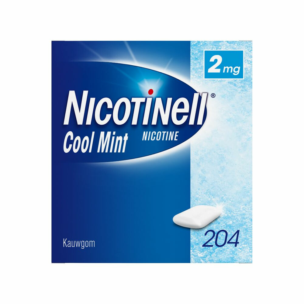 Nicotinell Kauwgom 2mg Mint 204stuks