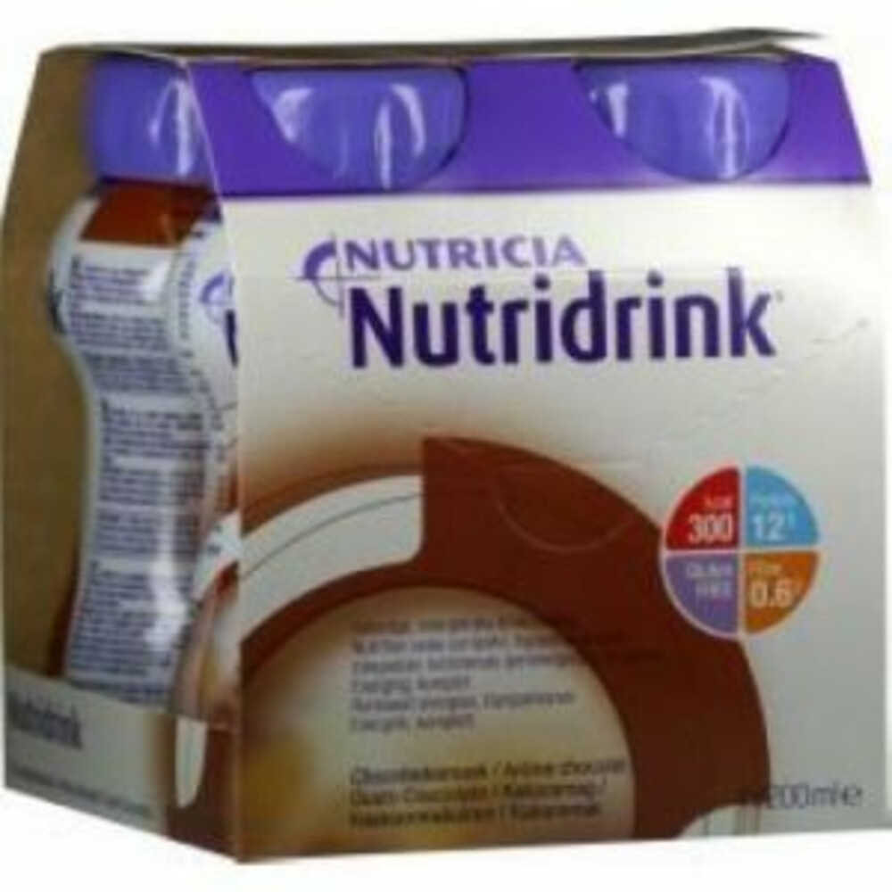 3x Nutricia Nutridrink Chocolade 4 x 200 ml