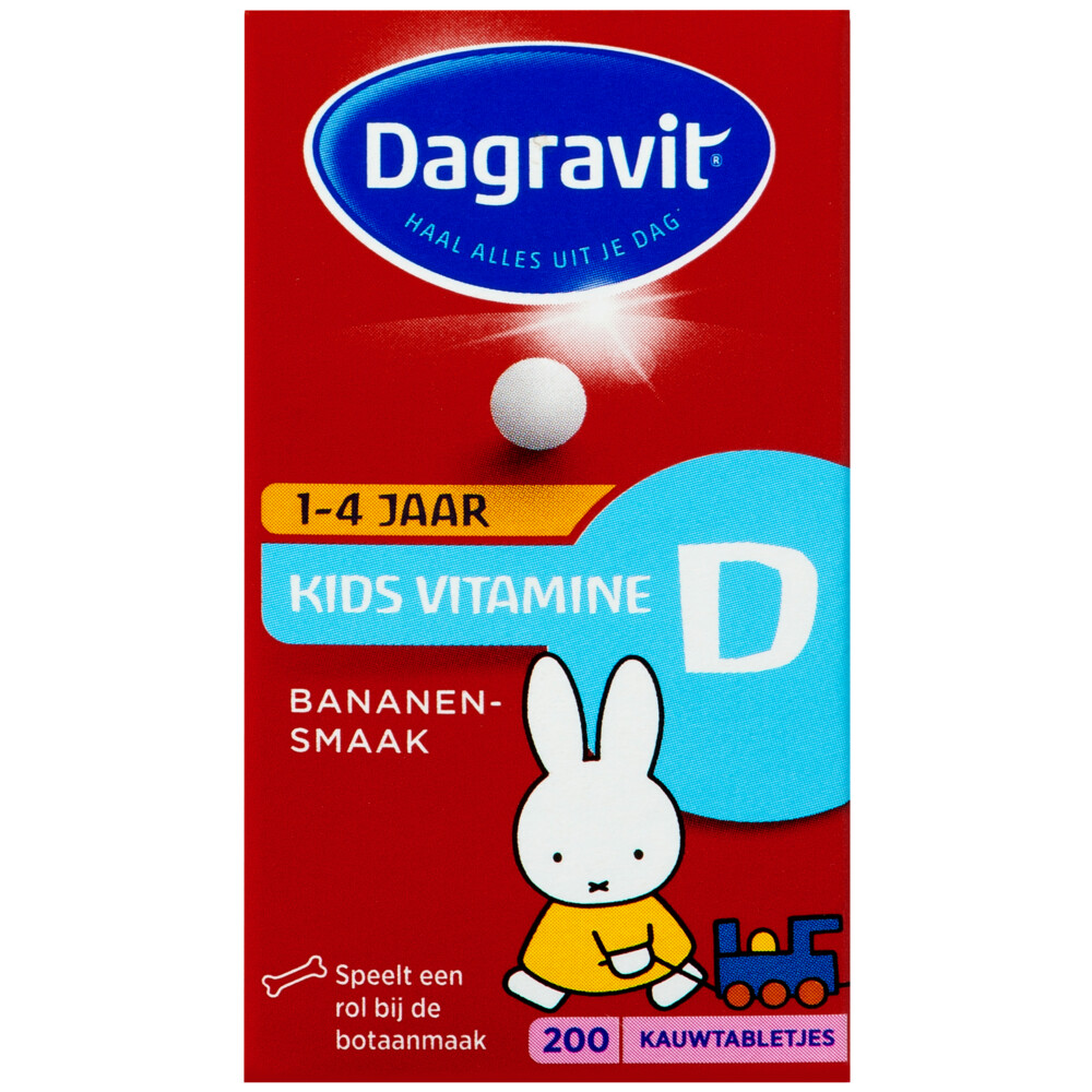Dagravit Kids Vitamine D 200 tabletten