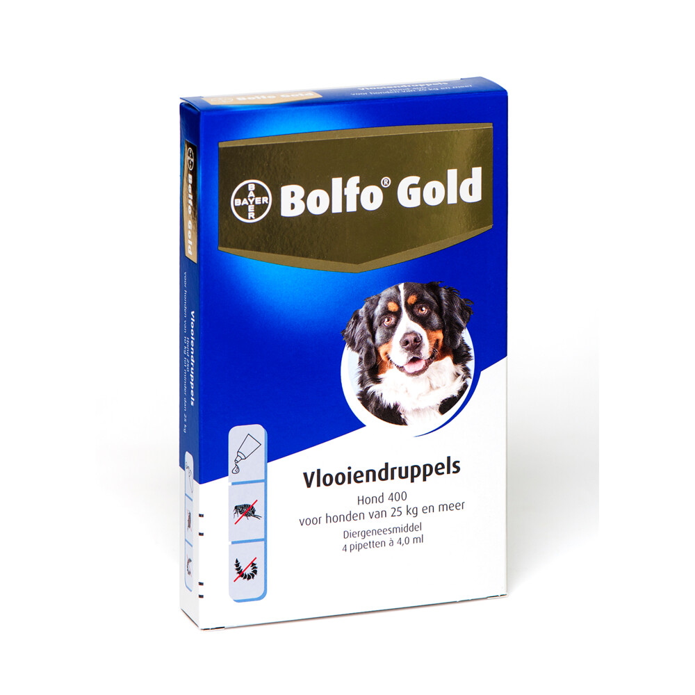 Bolfo 400 4 pipet gold hond vlooiendruppels