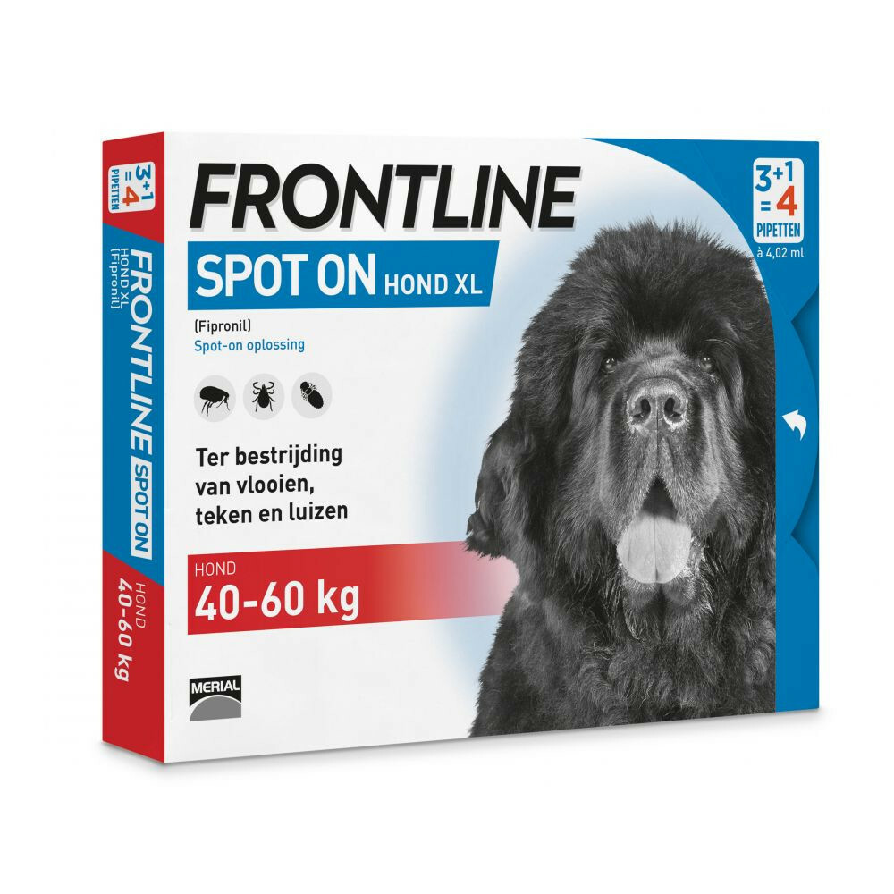 Frontline 4 pipet hond spot on xl