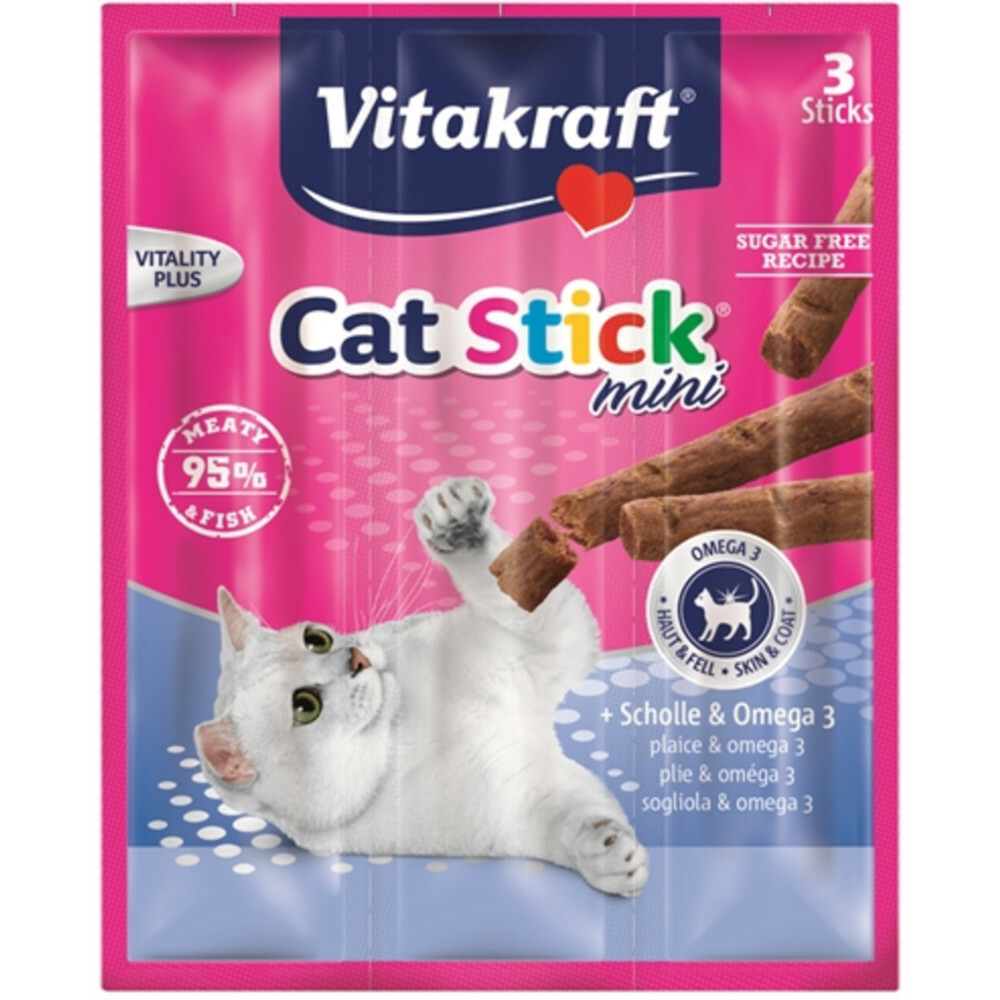 Vitakraft Cat-stick Mini Schol-Omega 3 3 stuks